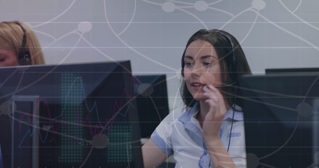 Analysts Processing Data in Modern Office