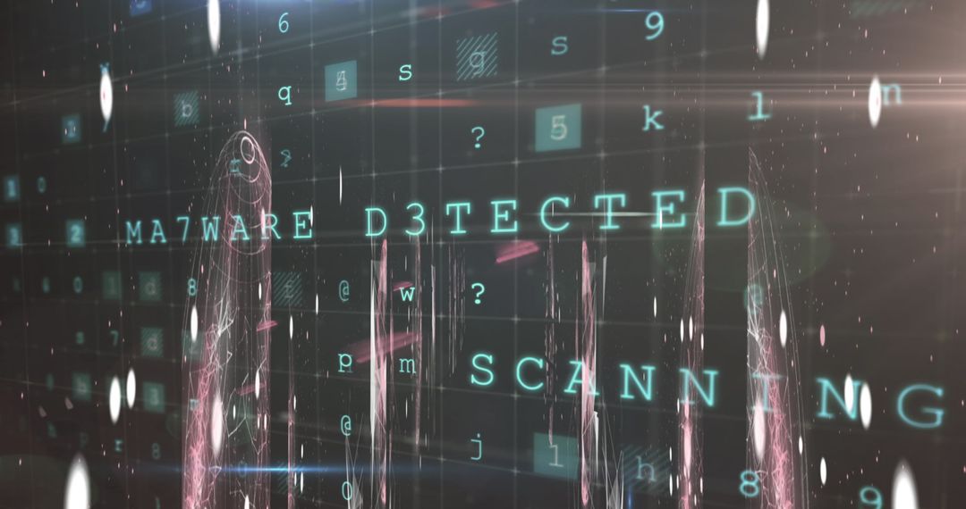 Cybersecurity Threat Malware Detected Code Intrusion Imagery