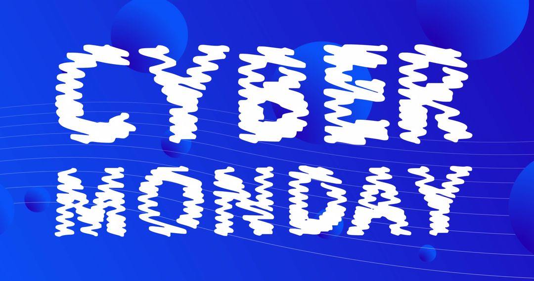Cyber Monday Retro Digital Savings Concept