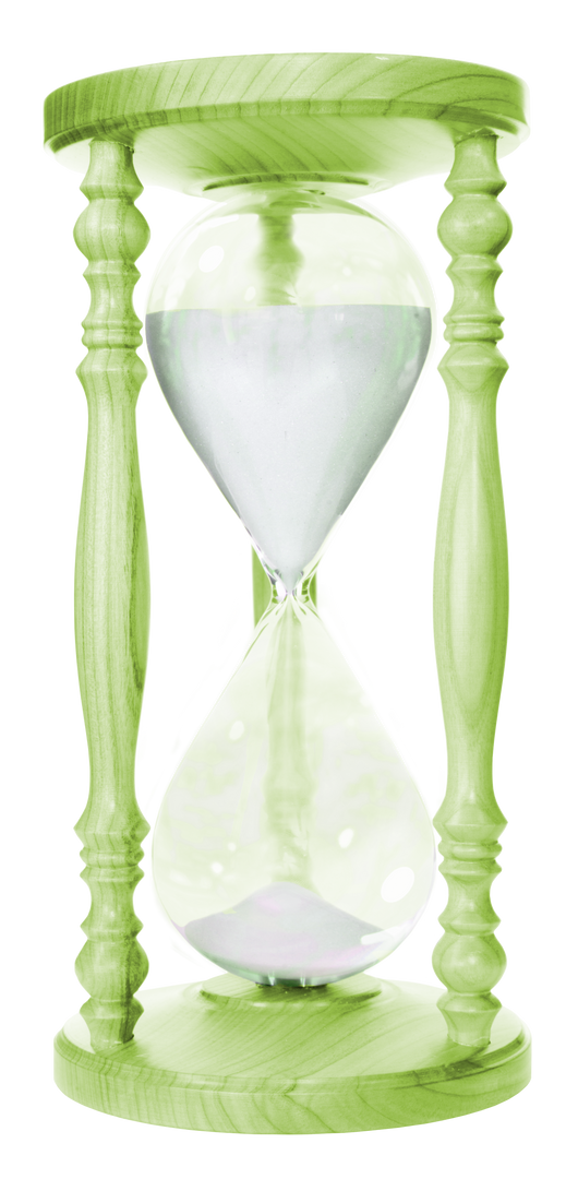 Transparent Wooden Hourglass with White Sand Falling - Download Free Stock Images Pikwizard.com