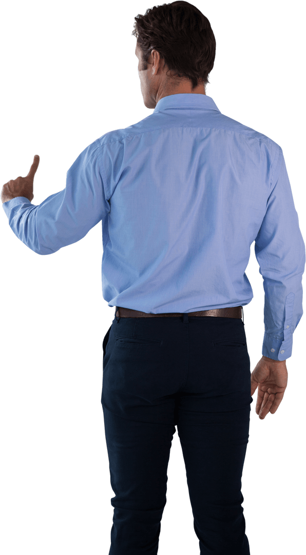 Businessman Giving Thumbs Up Transparent Background