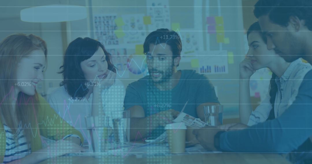 Team Collaboration with Statistical Data Analytics Overlay