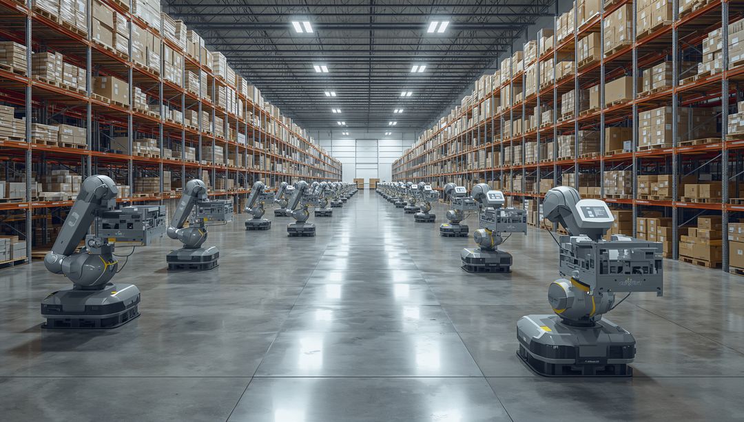 Autonomous Robotic Arms Navigating Massive Warehouse Aisles for Automated Fulfillment