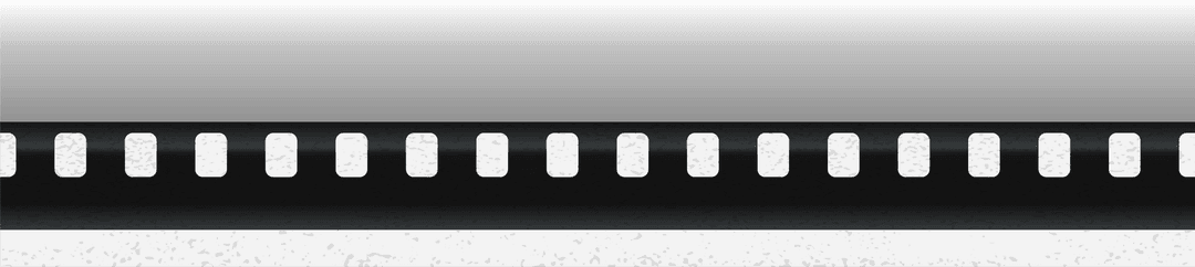 Analog Filmstrip Border with Transparent Gradient