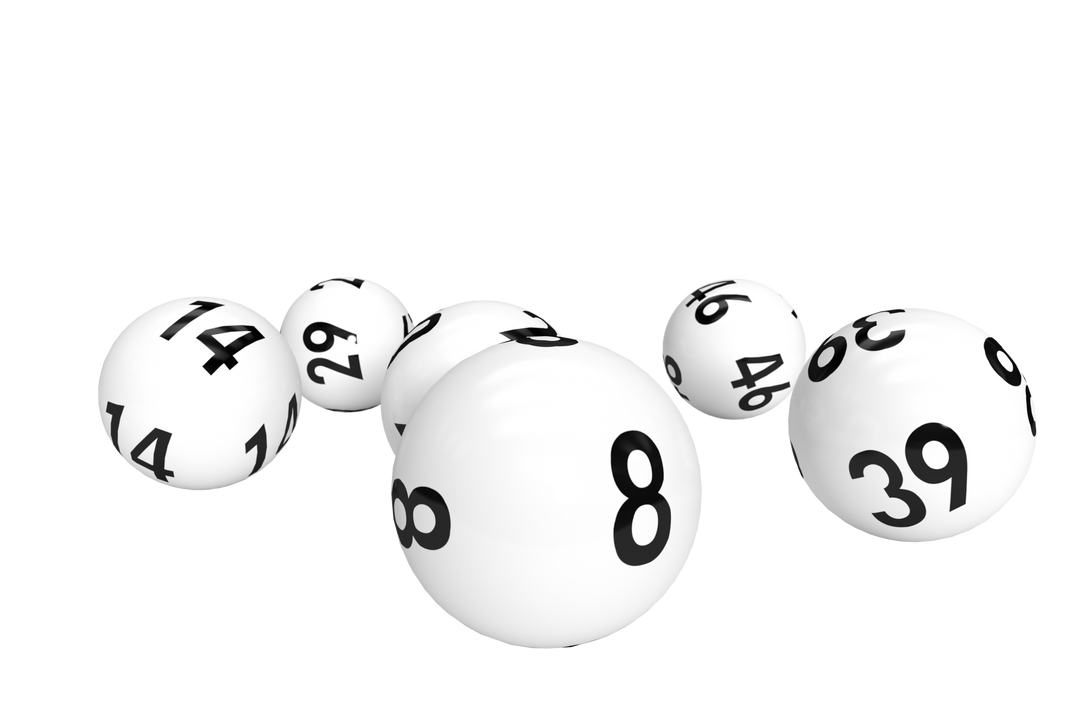 Transparent 3D White Bingo Balls with Numbers in Motion - Download Free Stock Images Pikwizard.com