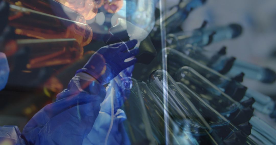 Surgeons and Laboratory Research Conceptual Overlay