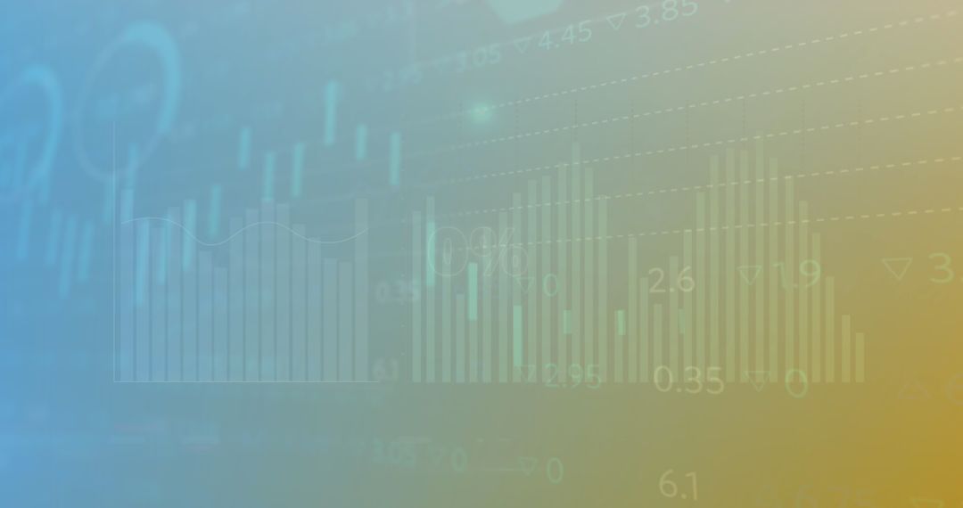 Abstract Financial Charts and Data Visualizations