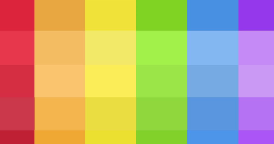 Vibrant Rainbow Square Grid Pattern