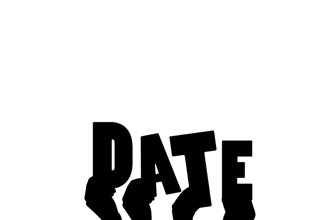 Romantic Date Illustration with Hands on Transparent Background