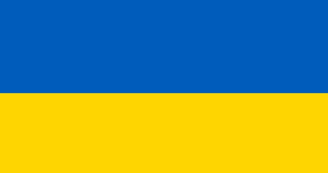 Financial Graphs Overlay Ukraine Flag Conceptual Image