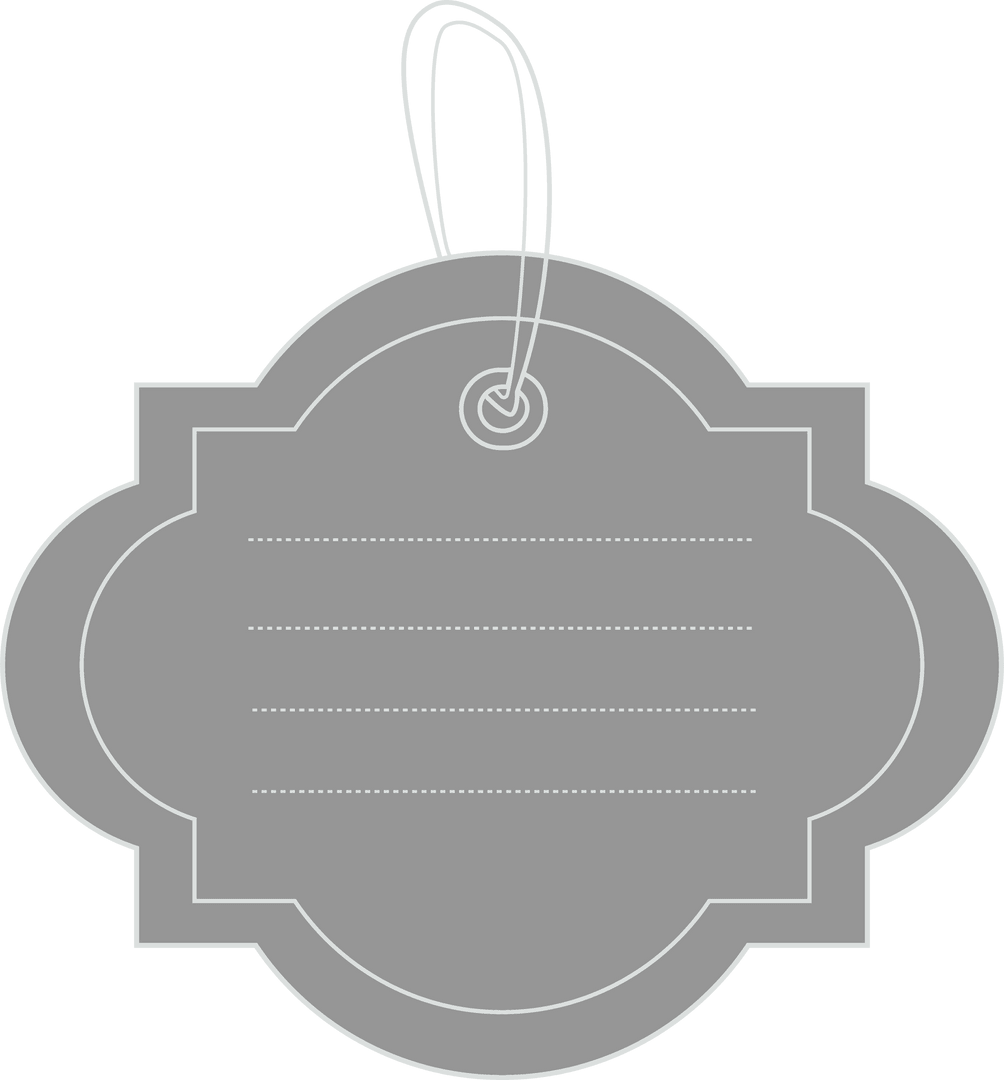 Transparent Tag with Copy Space on String - Download Free Stock Images Pikwizard.com