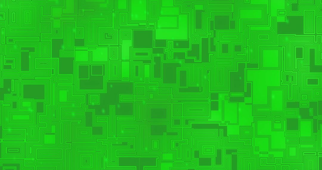 Abstract Green Circuit Board Pattern Symbolizing Digital Connectivity