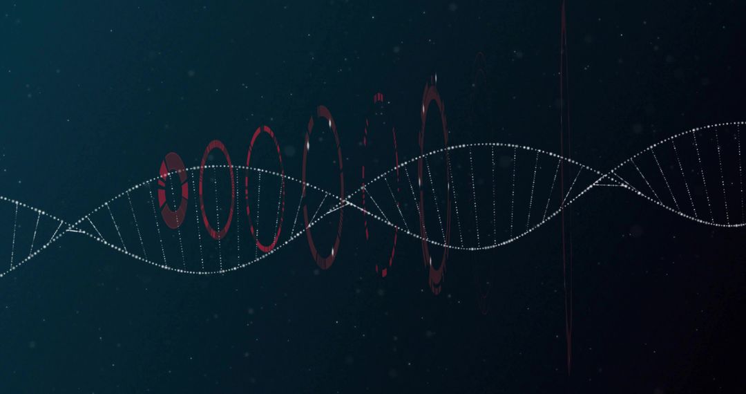 Futuristic Digital Network Woven White Dotted Sine Waves