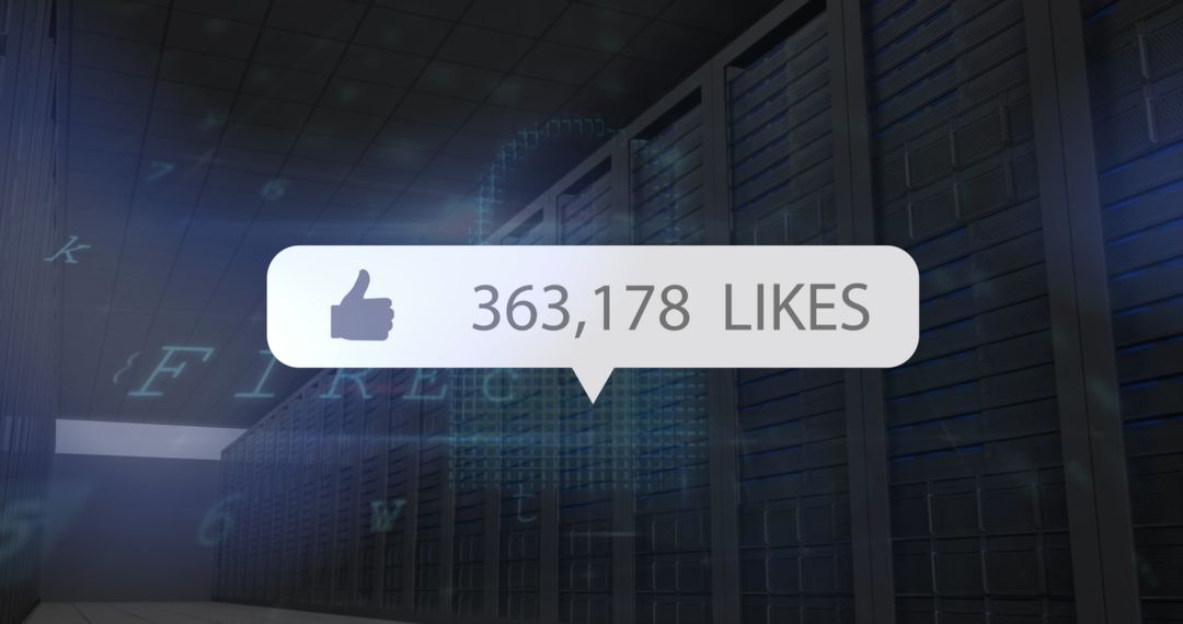 Social Media Growth in Cybersecurity Server Room