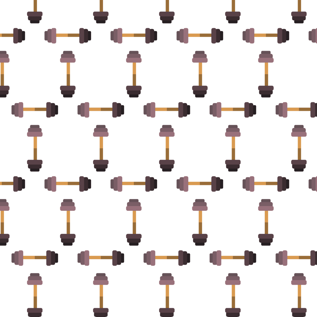 Transparent Dumbbell Pattern on Dark Background