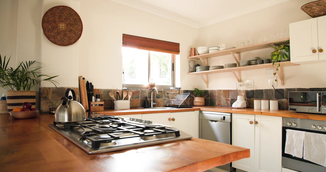 Modern Rustic Kitchen with Wooden Features