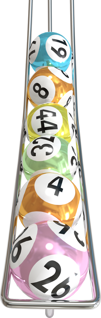 Transparent Colored Lottery Balls in Rack for Betting and Gambling - Download Free Stock Images Pikwizard.com