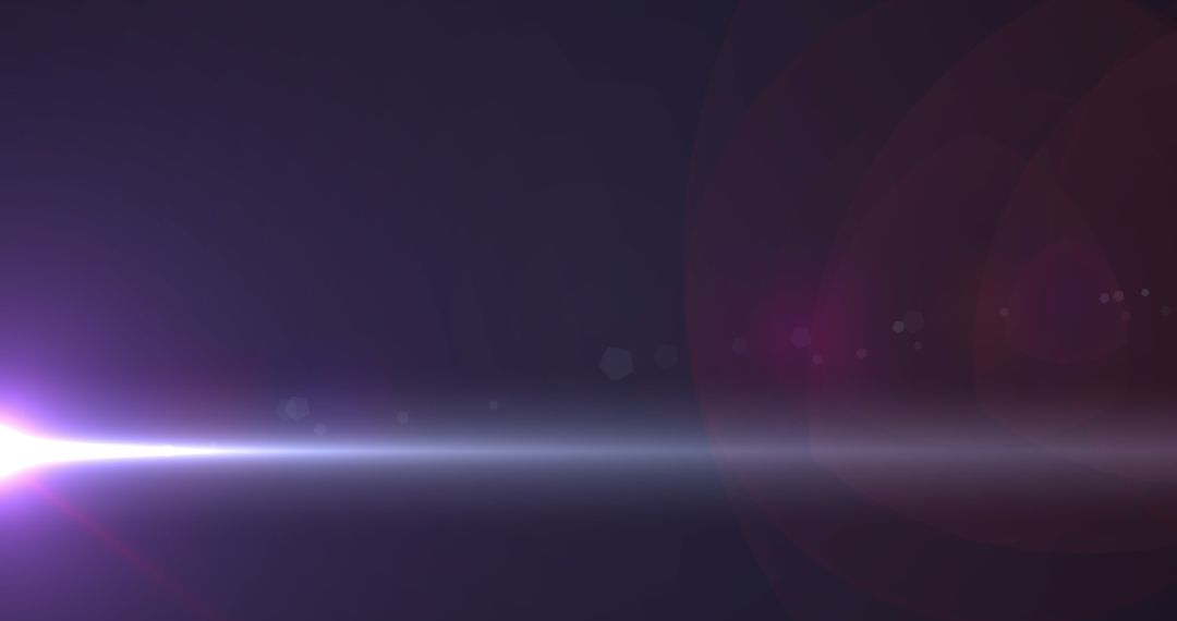 Futuristic Glowing Lines on Abstract Violet Background