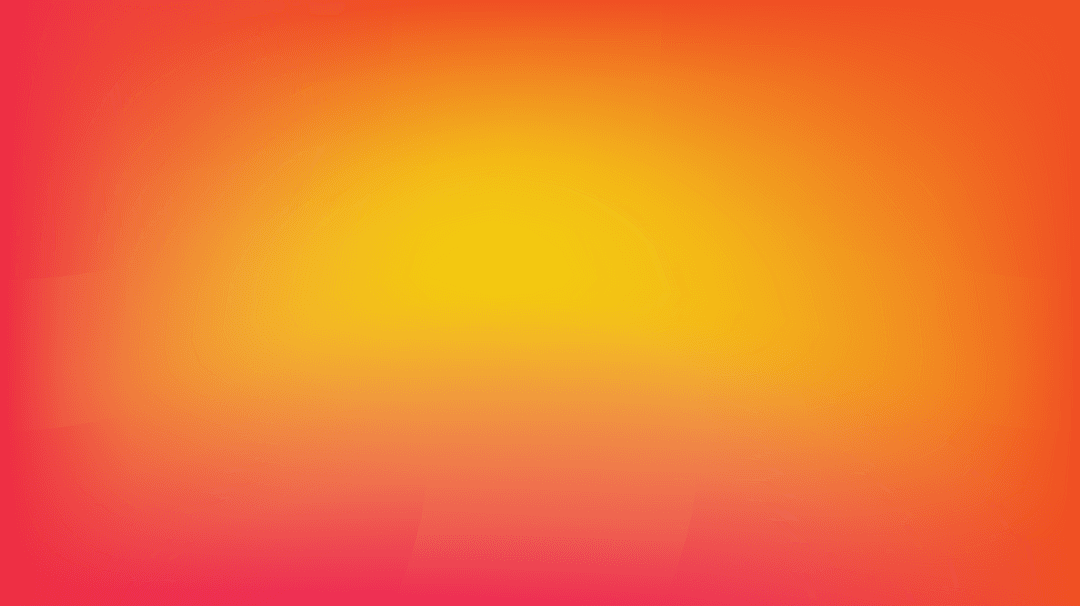 Vibrant Sunset Gradient on Transparent Background