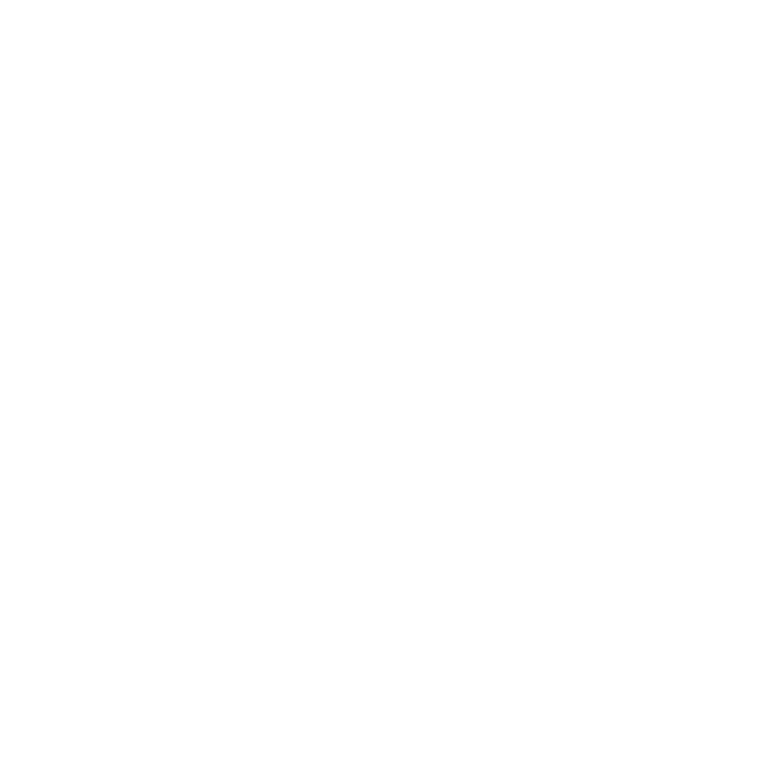 White Polka Dot Pattern on Transparent Background