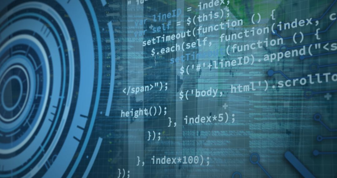 Digital Technology Global Connections Interface