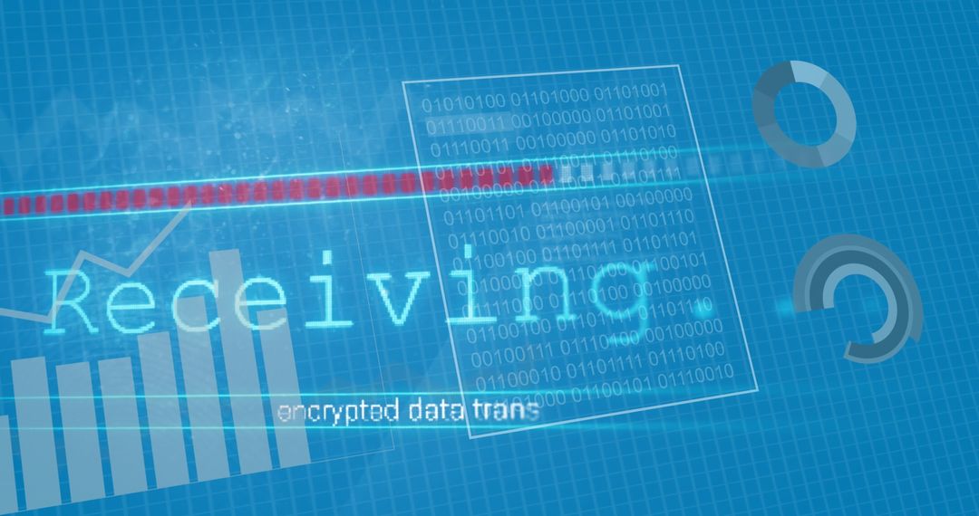 Digital Data Receiving and Processing with Encrypted Transmissions - Free Images, Stock Photos and Pictures on Pikwizard.com