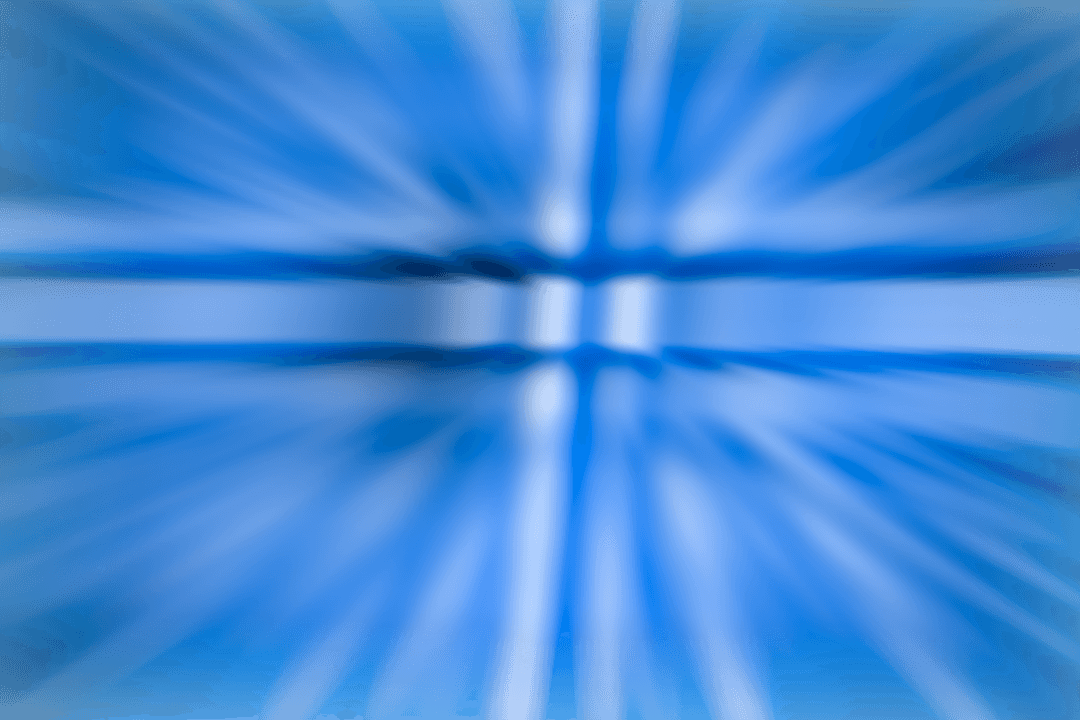 Abstract Blue Blurred Lines on Transparent Background Illustration