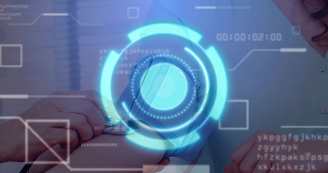 Digital Health Technology with Stethoscope Data Overlay