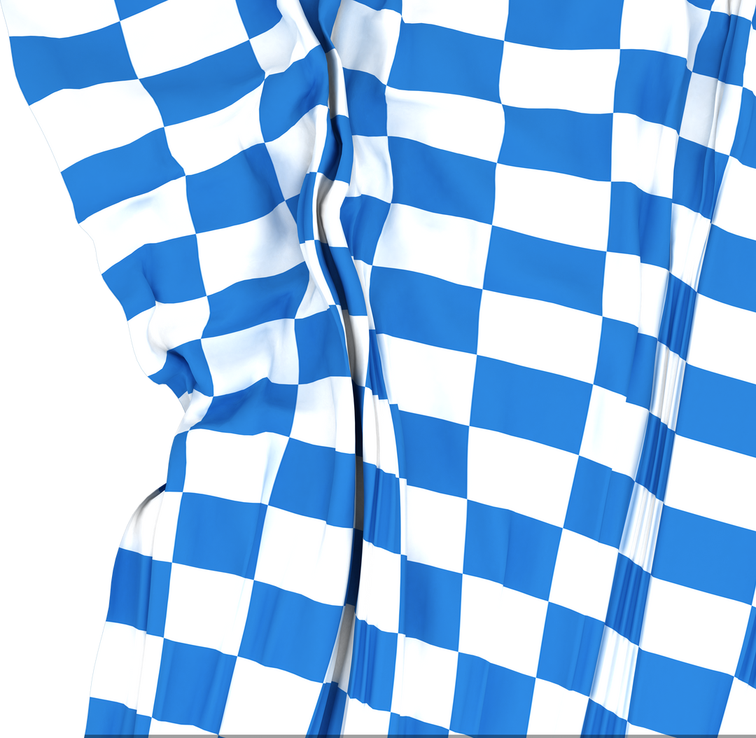 Blue and White Checkered Racing Finish Flag with Transparent Background - Download Free Stock Images Pikwizard.com