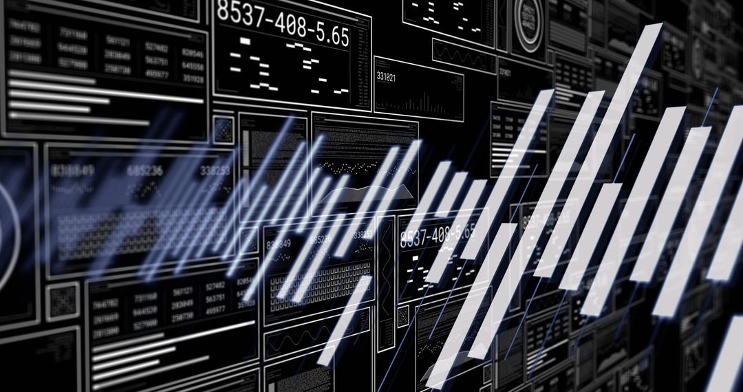 Digital Data Interfaces and Analytics Concept