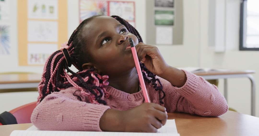 Imaginative Student Dreaming in Classroom Clap back Adventure