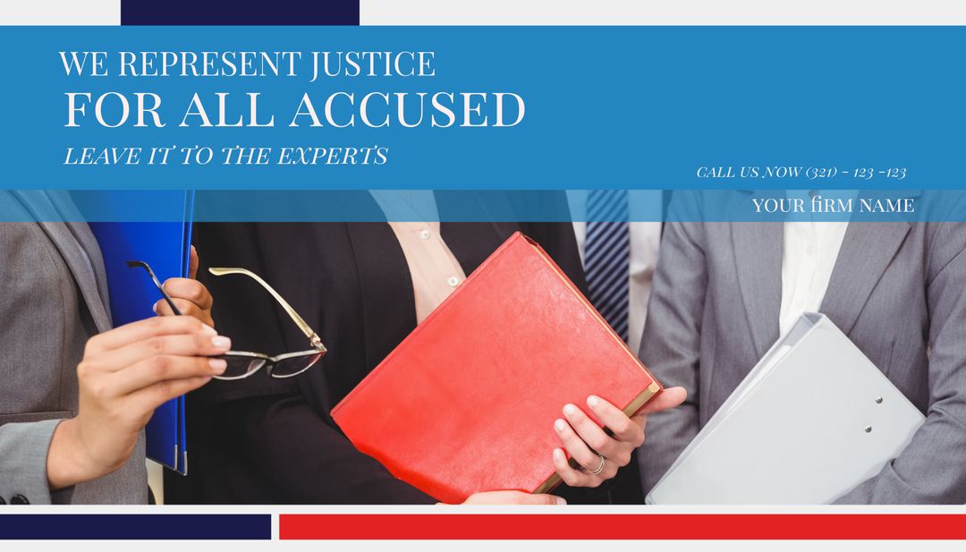 Professional Legal Team with Documents Symbolizing Expertise