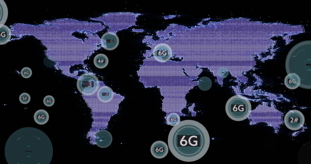 Global Digital Network Concept with 6G Technology
