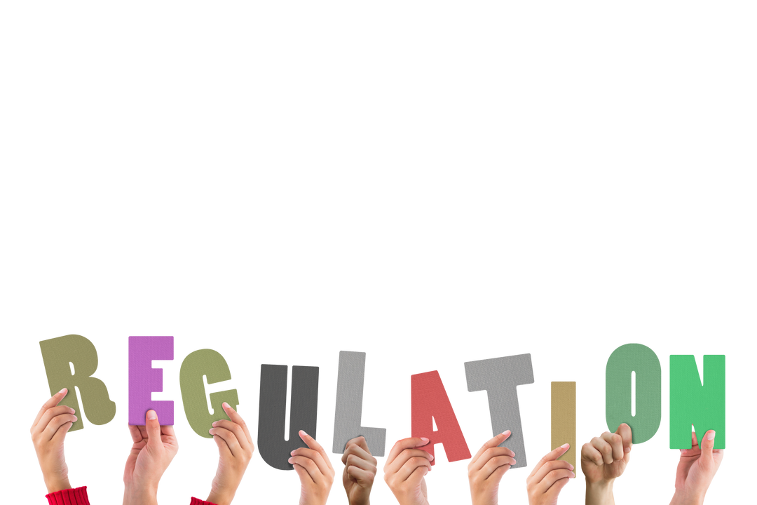 Hands Holding Regulation Letters on Transparent Background - Download Free Stock Images Pikwizard.com