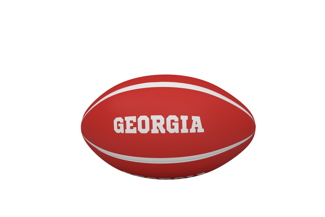 Georgia Printed on Red Rugby Ball Transparent Design - Download Free Stock Images Pikwizard.com