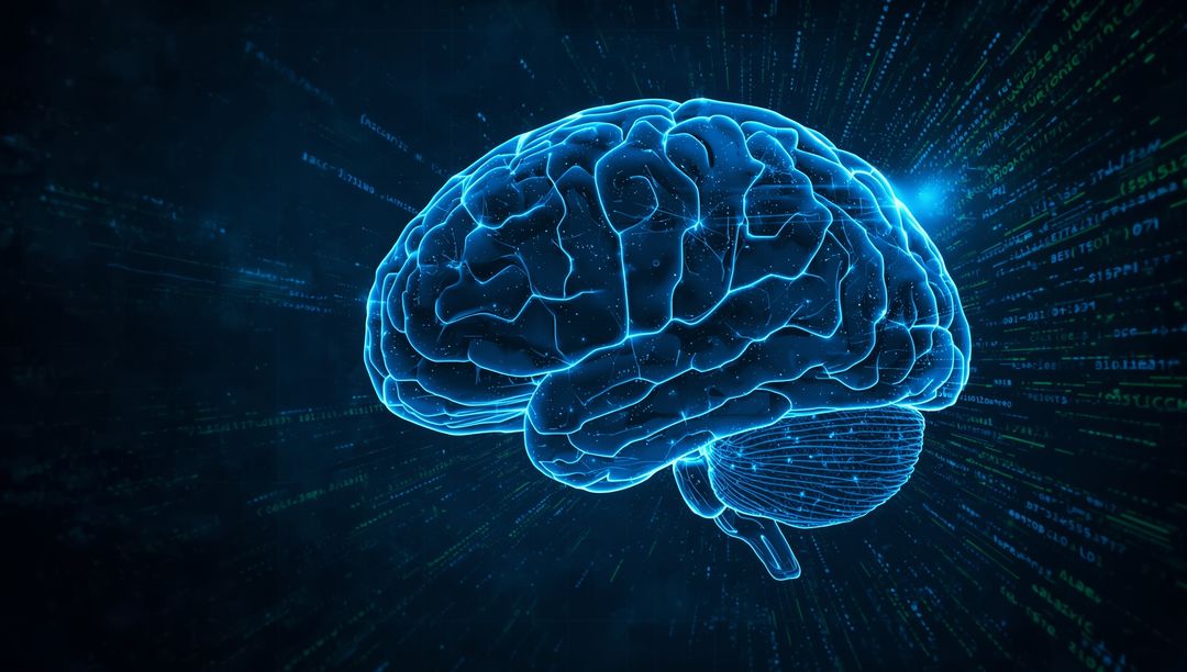 Glowing Brain in Digital Network with Streaming Code