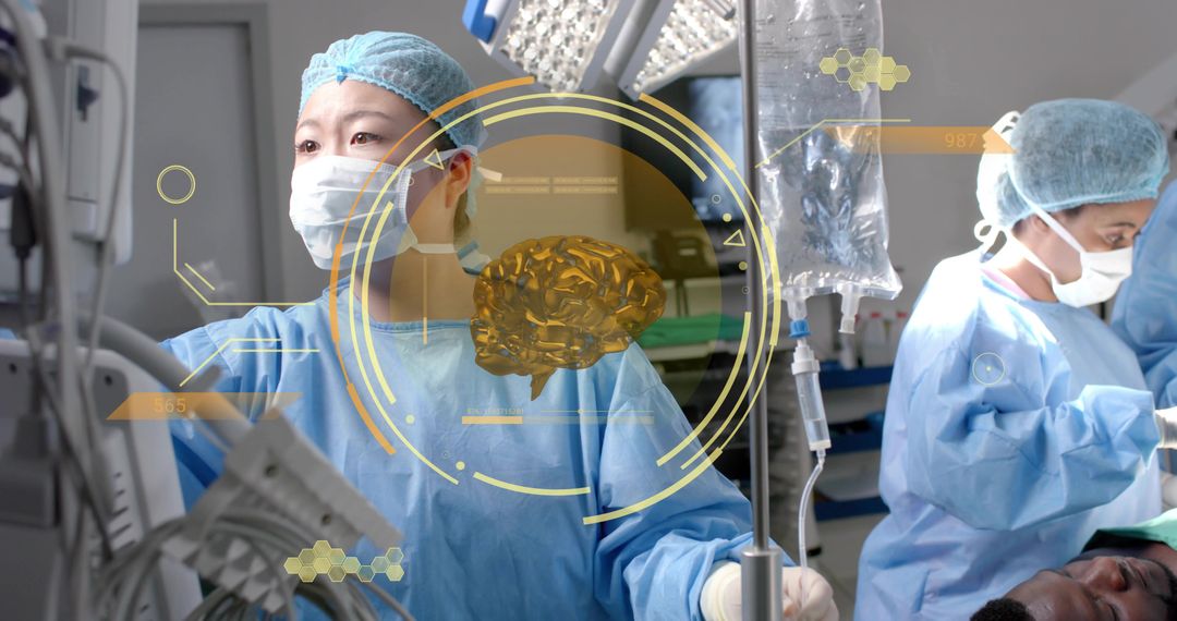 Surgeons Analyze Holographic Brain Data in High-Tech Operating Room