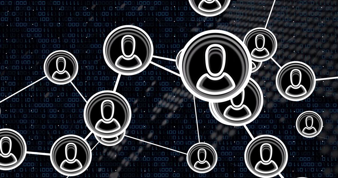 Global Network Connections Representing Virtual Collaboration