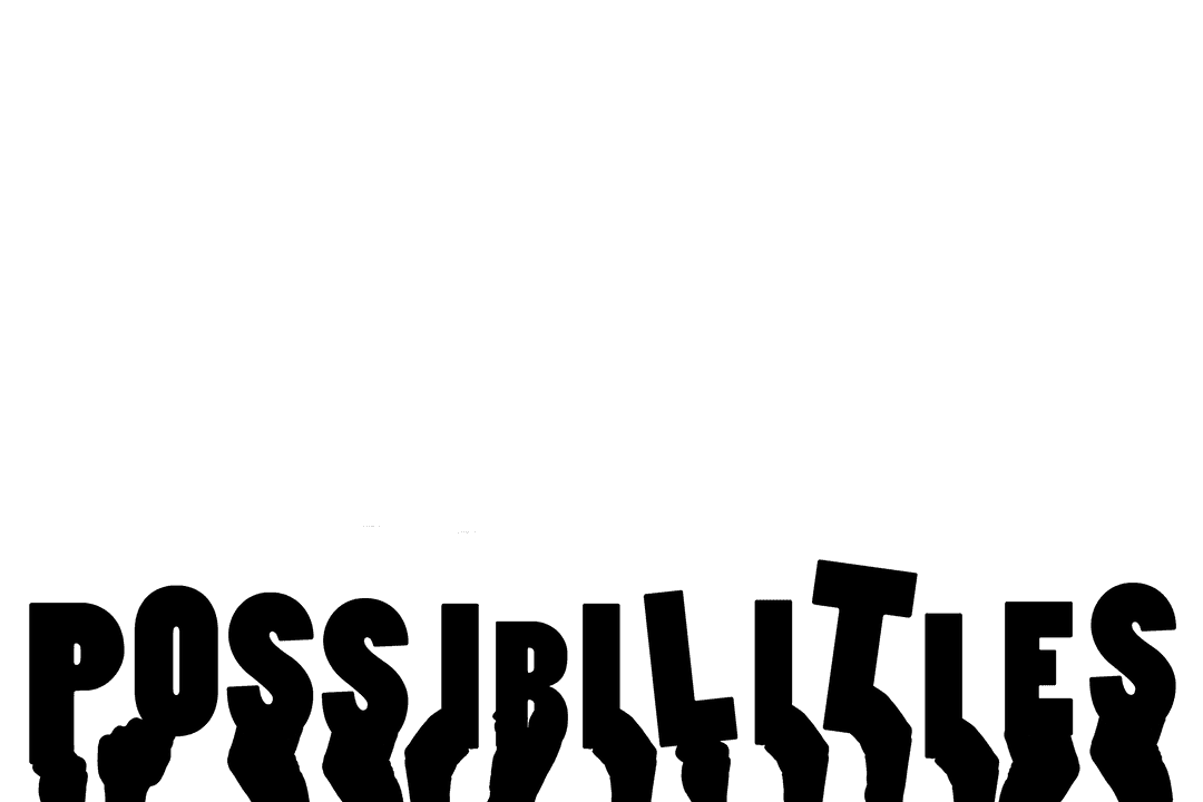 Empowered Hands Illustrating Possibilities on Transparent Background