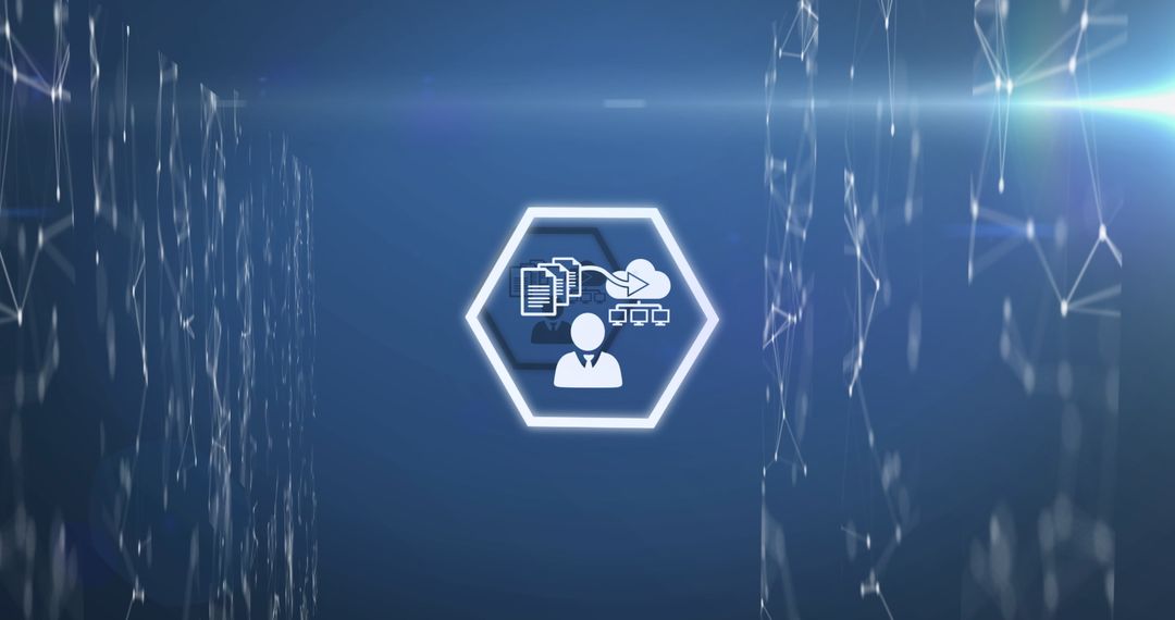 Digital Connectivity Futuristic Virtual Network Concept