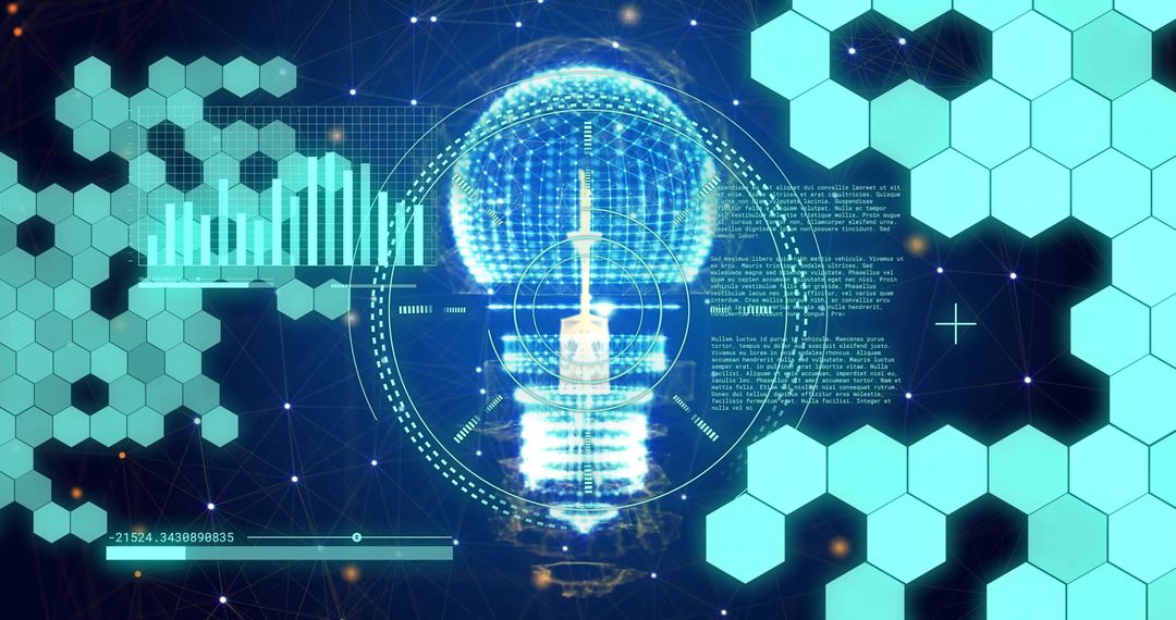 Futuristic Technology with Data and Innovation Concept