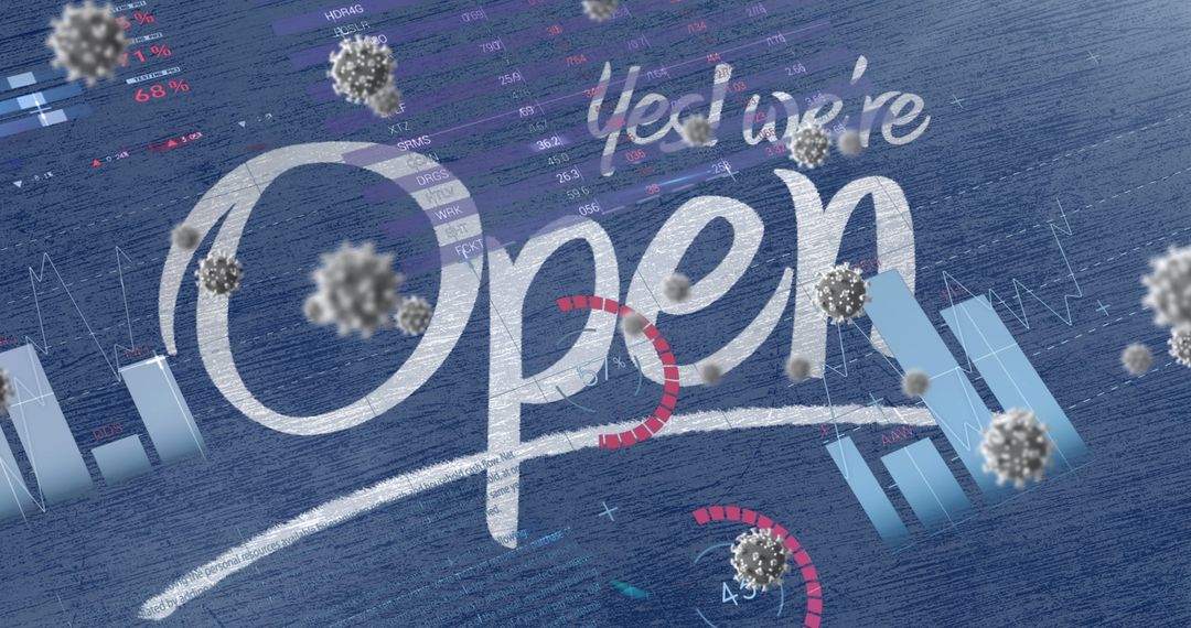 Business Reopening with Digital Indicators and Viral Graphics