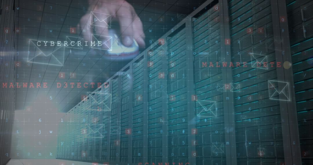 Cybercrime Alerts in Data Center with Digital Overlay