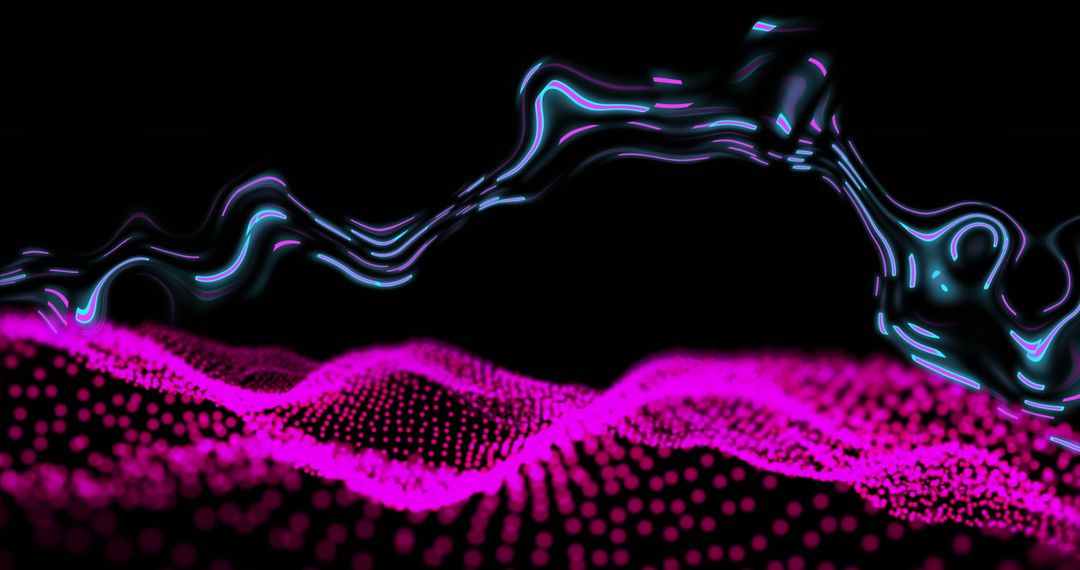 Glowing Neural Pathways Illustrating Digital Innovation