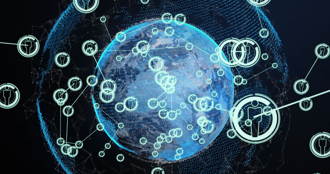 Digital Network Hologram of Global Connectivity