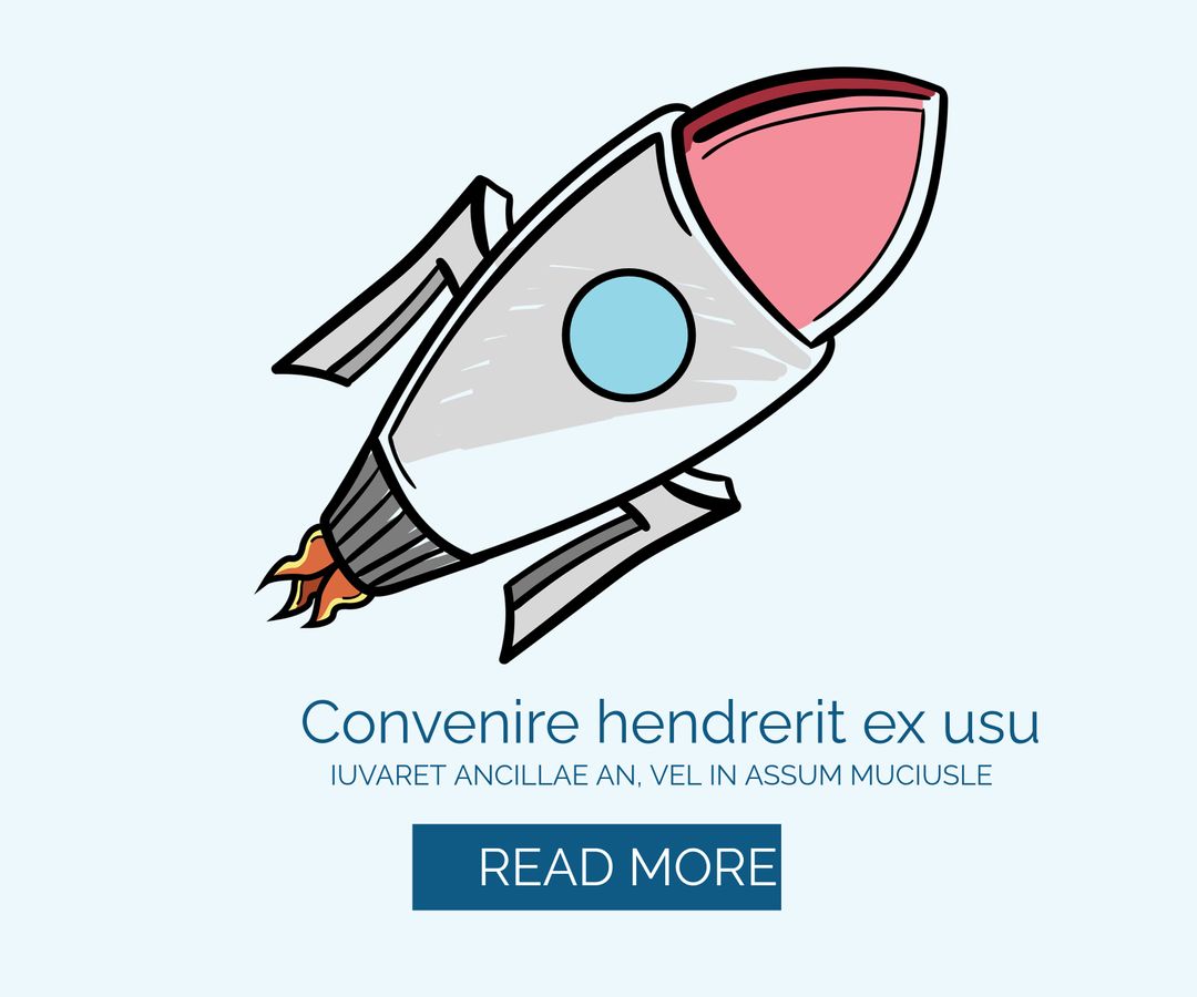 Cartoon Rocket Symbolizing Innovation and Progress