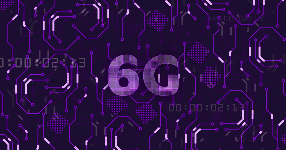 Futuristic 6G Concept with Circuit Details and Data Elements