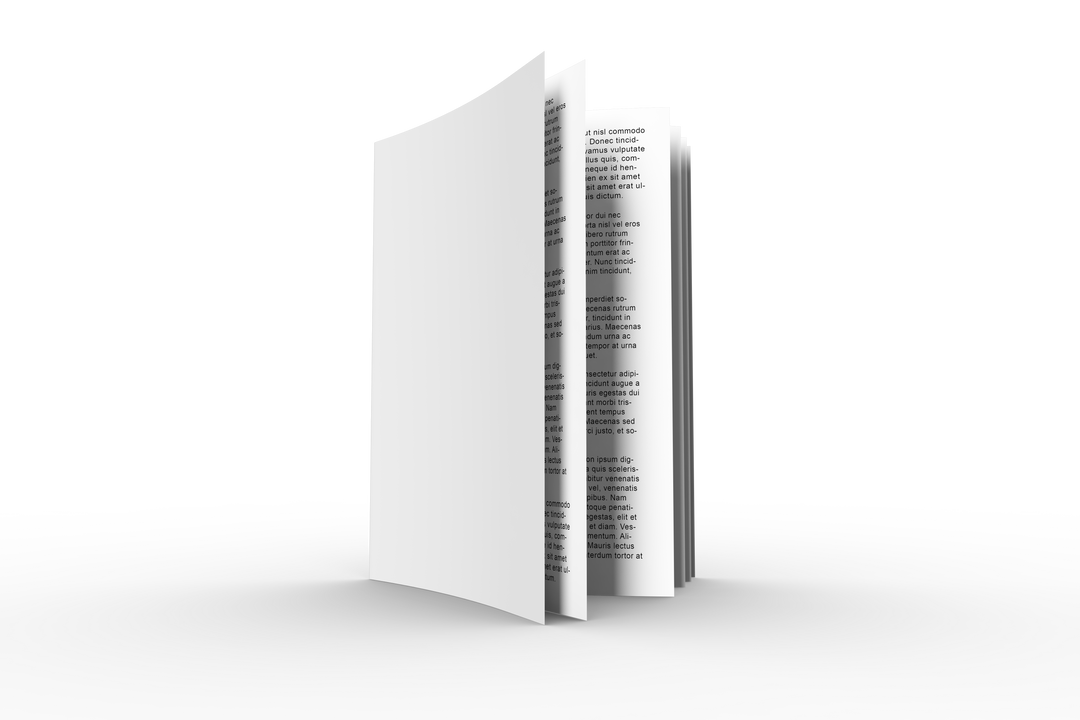 White Book with Copy Space on Transparent Background for Literature and Writing - Download Free Stock Images Pikwizard.com