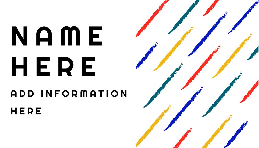 Colorful Diagonal Brush Strokes for Creative Design