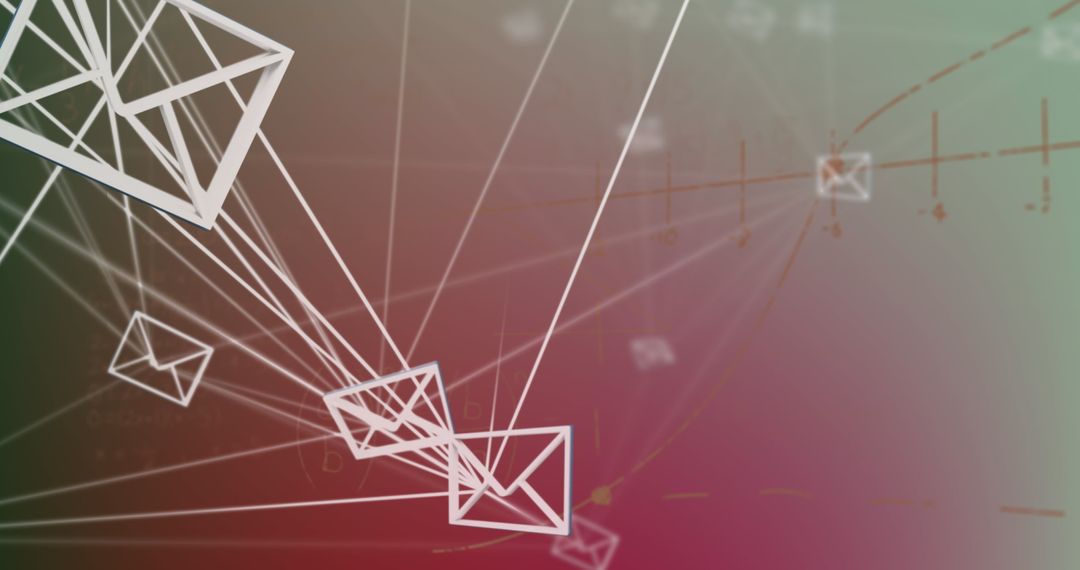 Digital Communication Network with Message Icons